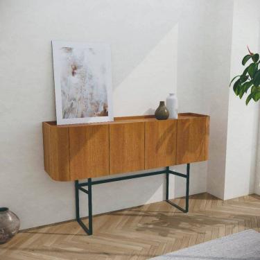 Imagem de Aparador para Sala de Estar 139x82,4cm Flow Marrom