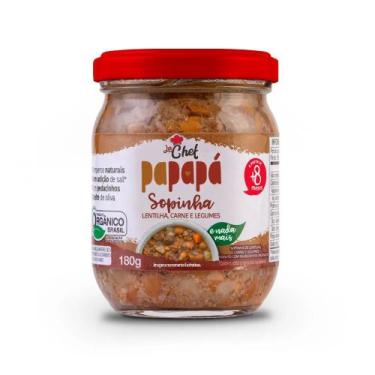 Imagem de SOPINHA BEBÊ ORGÂNICA PAPAPÁ LA CHEF 180g - SOPINHA DE LENTILHA - V.24