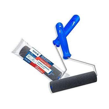 Imagem de Rolo de Espuma Tigre 15cm 1340-150 Cinza Acabamento Fino Pintura