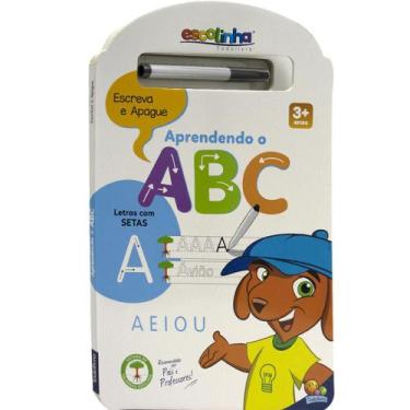Imagem de Livro - Escreva e apague: Aprendendo o ABC (Escolinha Todolivro)