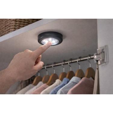 Imagem de Luminária LED Adesiva Touch - Preta - BLACK BULL