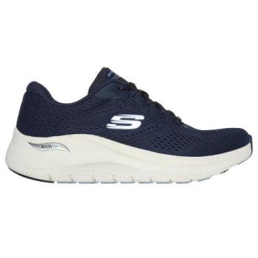 Imagem de Tênis de Treino Feminino Skechers Arch Fit Azul - 1500, Azul, 37
