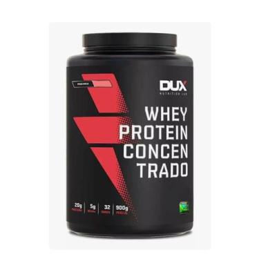 Imagem de Whey Protein Concentrado Dux Nutrition 900g Sabor Morango, Morango, 90