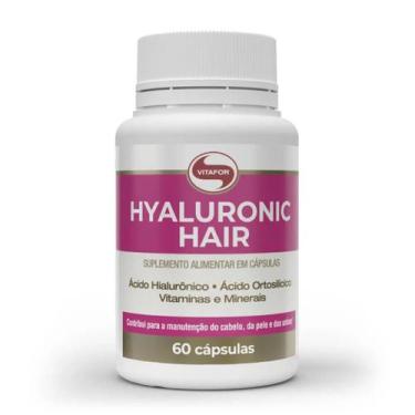 Imagem de Hyaluronic Hair Ácido Hialurônico Vitaminas 60 Caps Vitafor - Vitafor 