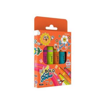 Imagem de Marca Texto Be Bold - Newpen - Crazy Summer c/ 6 Cores
