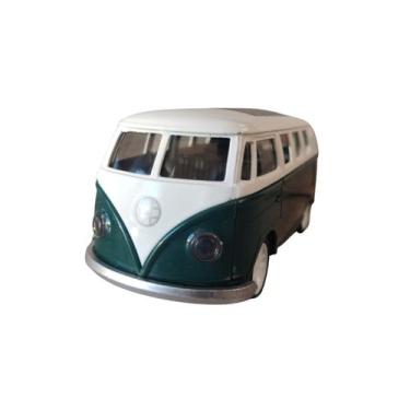 Imagem de Miniatura Carrinho Kombi Brinquedo Fricção Abre Porta - M&J VARIEDADES