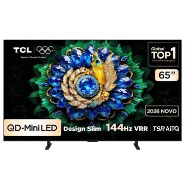 Imagem de Smart TV TCL 65 Polegadas QLED Mini LED 4K A400M WiFi Bluetooth Google TV HDR10+ 144 Hz VRR 65A400M
