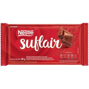 Imagem de Barra de Chocolate Suflair Chocolate ao Leite 80g - Nestlé
