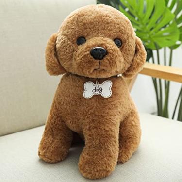 Imagem de suhang Simulação Teddy Poodle Brinquedos de Pelúcia Animal Boneca Para