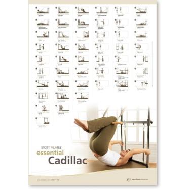 Imagem de STOTT PILATES Tabela de parede – Cadillac essencial, 68,5 cm x 99 cm