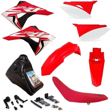 Imagem de Kit Plástico Biker Next Completo Crf 230 Adaptável Xr 200 Xr 250