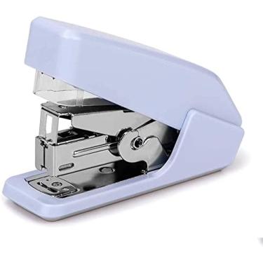 Imagem de REJOON Grampeador de papel fácil encadernação acessórios de escritório papelaria grampeador de papel de encadernação (cor: azul)