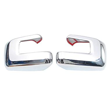 Imagem de TOTMOX Acabamento da tampa do espelho da porta lateral tampas do espelho retrovisor proteção contra arranhões compatível com Ford F150 F-150 2021-2022