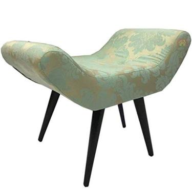 Imagem de Puff Decorativo Elegance 69 Tiffany com Dourado