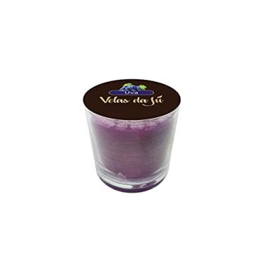 Imagem de Vela Perfumada No Copo De Vidro 265ml Com Aroma De Uva