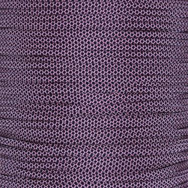 Imagem de Paracord 550 de 30 metros com corda de enrolar de corda de enrolar – de corda de paraquedista disponíveis, Rose Pink with Midnight Blue Diamonds