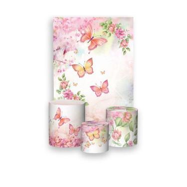 Imagem de Painel De Festa Vertical 1,50 x 2,20 + Trio De Capas Cilindro - Borbol