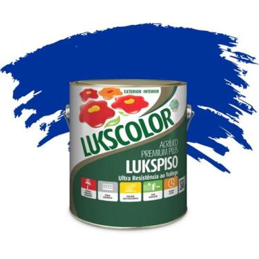 Imagem de Tinta Piso Lukspiso Galão 3,6 Litros Diversas Cores - Lukscolor, AZUL