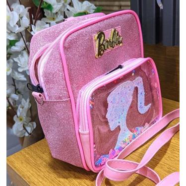 Imagem de Mochila Costa Mini Bolsa Infantil Rosa Meninas com Ziper Bolso Princes