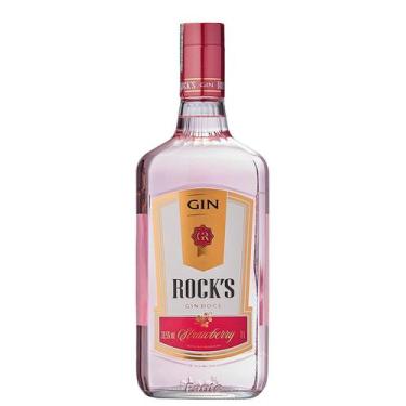 Imagem de Gin Rocks Strawberry Sabor Morango Garrafa Vidro 1L