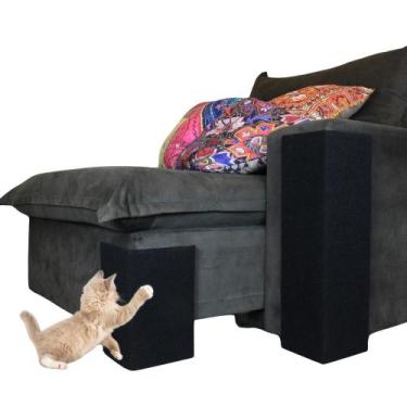 Imagem de Arranhador Gato E Protetor Sofá Retrátil De Quina Kit 4 Pçs - Au Au Mi
