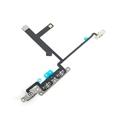 Imagem de E-REPAIR Botão de volume, interruptor silencioso, cabo flexível, suporte de metal pré-instalado, substituição para iPhone Xs