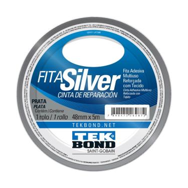 Imagem de Fita Tekbond Silver Prata 48mmx5m