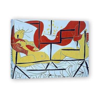 Imagem de Linhas entrelaçadas e blocos de cores murais Diego Rivera – arte do realismo socialista mexicano, muralista do século 256, coleção clássica do museu de Nova York para decoração de casa 50 x 65 cm