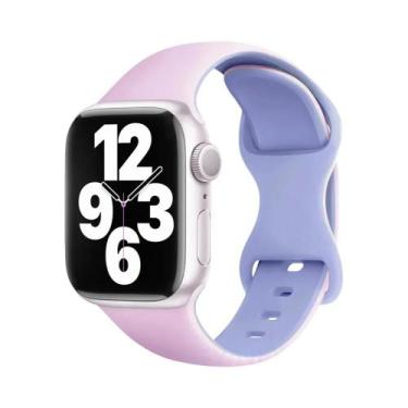 Imagem de Pulseira De Silicone De 45mm 44mm 40mm 41mm 49mm 38mm 42mm Para Apple 