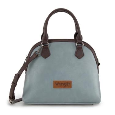 Imagem de Bolsas femininas Wrangler com alça superior e alça transversal, Jeans