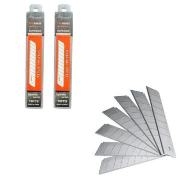 Imagem de Lâmina Para Estilete Reposição 18mm 20 Lâminas - Yara