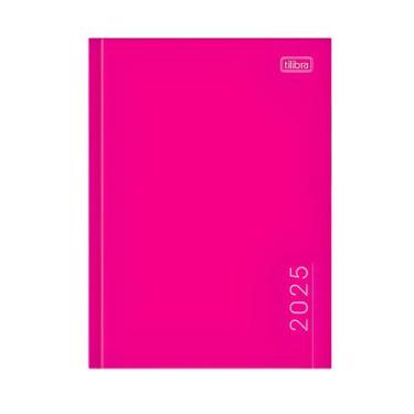 Imagem de Agenda 2026 Tilibra Costurada Diária Pepper Rosa 123x166mm