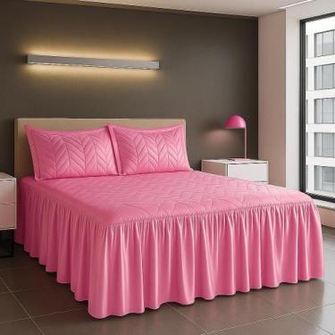 Imagem de Colcha Cobre Leito Casal Yasmin Matelada Avulsa de Alta Qualidade Ceti