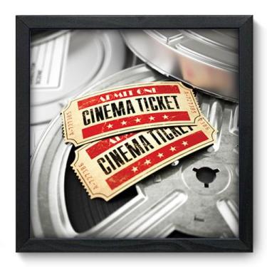 Imagem de Quadro Decorativo - Cinema - 33cm x 33cm - 039qdhp - Allodi