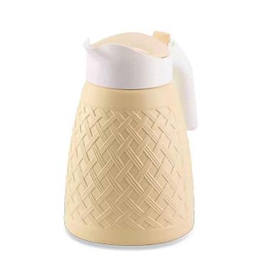 Imagem de Jarra de Plástico 1,6l C/ Tampa Rattan Bege - Plasduran