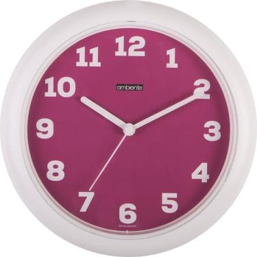 Imagem de Relógio De Parede Ambiente Ref: 197600-306 Branco Números