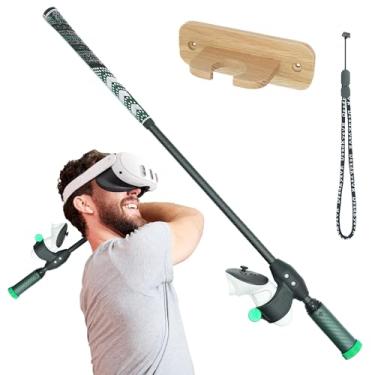 Imagem de DeadEyeVR - DriVR Elite - Golf Club for Quest 2, 3, and Pro - Realistic VR Golf Simulator Handle - Adjustable Weighted VR Golf Club Grip for Enhanced Play