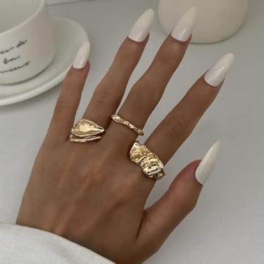 Imagem de Conjunto de anéis empilháveis de inspiração boêmia, anéis de empilhamento ajustáveis para mulheres, joias boho modernas, anéis de camadas elegantes, presentes de natal presentes de amizade para