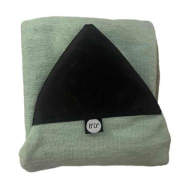 Imagem de Aymzbd Prancha de Surf Meia Capa Saco de Armazenamento Acessórios Proteção Saco de Prancha de Surf para Surf Shortboard Standup Paddleboard, 6 pés 183cm x 48cm