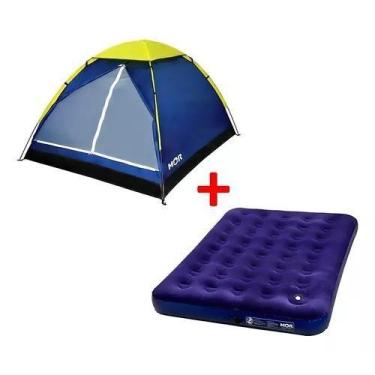 Imagem de Barraca Iglu Camping 3 Pessoas + Colchão Casal Mor