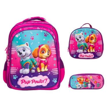 Imagem de Kit Mochila Infantil De Costa Paw Patrol + Lancheira Térmica - TOYS 2U
