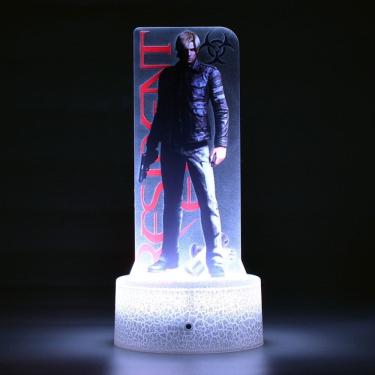 Imagem de Decoração de anime Night Light Resident Evil Leon Scott Kennedy
