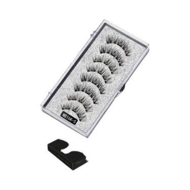 Imagem de Cílios Magnéticos 3D Com Aparência Natural, 5 Cílios Reutilizáveis, Cí