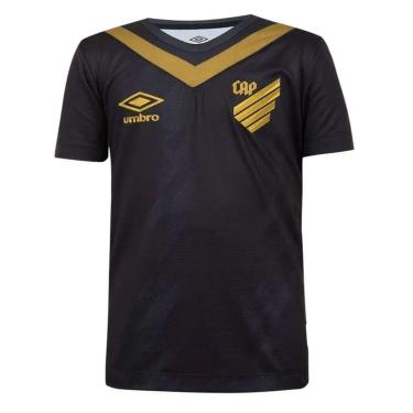 Imagem de Camisa Umbro Athletico Paranaense III 2024 Juvenil - Preto 10-Unissex