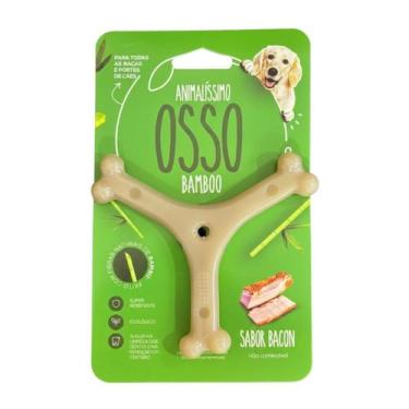 Imagem de Osso Mordedor Cachorro Gato Pet Bamboo Y Pequeno - Animalissimo