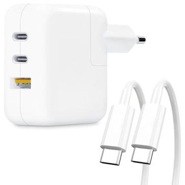 Imagem de Carregador Turbo 65W com Cabo Tipo C para Smartphone, Celular, Phone, 