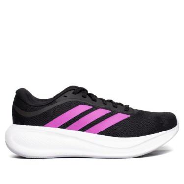 Imagem de Tênis Feminino Adidas Response Runner 2 CLOUDFOAM Preto/Rosa, Preto, R
