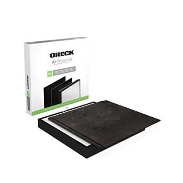 Imagem de Oreck Kit de filtro de substituição certificado HEPA Media + controle de odor tipo B3 AK46002 para resposta de ar grande WK16002, 1 unidade (pacote com 1), preto