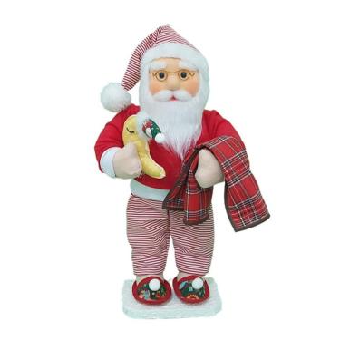 Imagem de Boneco Natal Papai Noel Dorminhoco Natalino 50cm