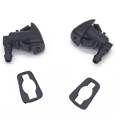 Imagem de Pacote com 2 kits de bocal de arruela de para-brisa para limpador de bocal para máquina de lavar para-brisa 2011-2015 Ford F250 F350 F450 F550 Substitui OE BC3Z-17603-A BC3Z17603A